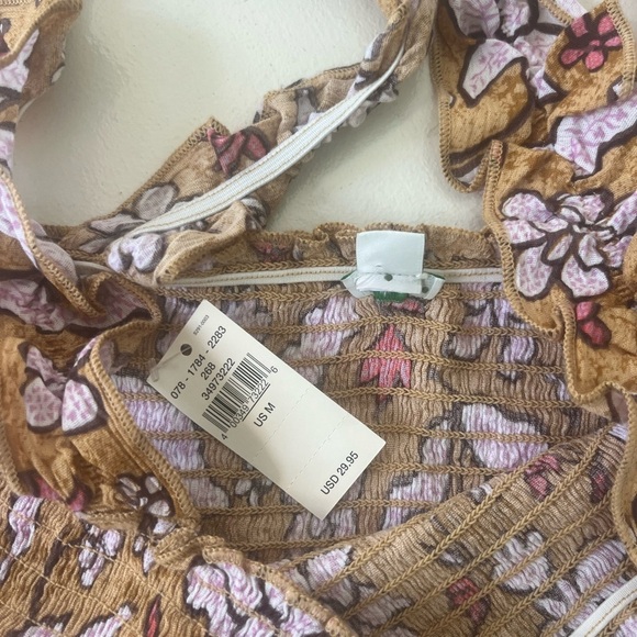 NWT Aerie Jungle Thrills Smocked Tank Top - Picture 6 of 6